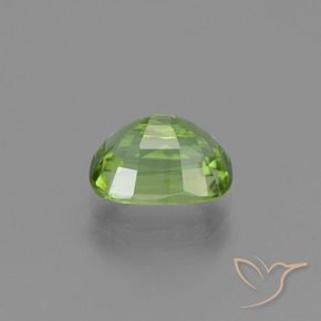 Peridoto Verde medio naturale da 2.20 ct, Cuscino, VS