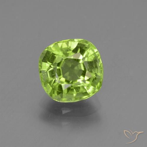 2.06ct Naturale Verde medio-chiaro Peridoto, Cuscino, VS