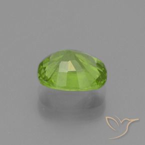 Peridoto Verde medio naturale da 1.98 ct, Cuscino, VS