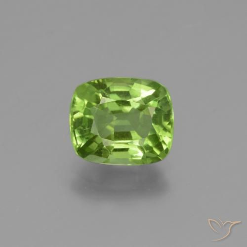 2.16ct Naturale Verde medio Peridoto, Cuscino, VS