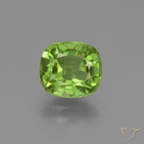 2.29ct Naturale Verde medio Peridoto, Cuscino, VS