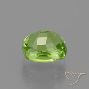 Peridoto Verde medio naturale da 2.30 ct, Cuscino, VS