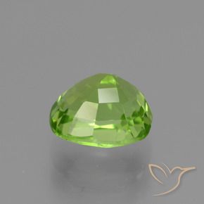 Peridoto Verde acceso naturale da 2.30 ct, Cuscino, VVS-VS