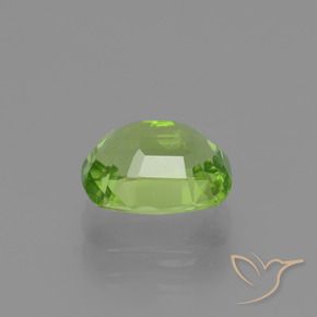 Peridoto Verde medio naturale da 2.29 ct, Cuscino, VS