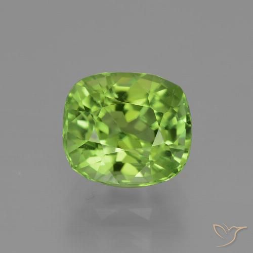 2.32ct Naturale Verde medio Peridoto, Cuscino, VS