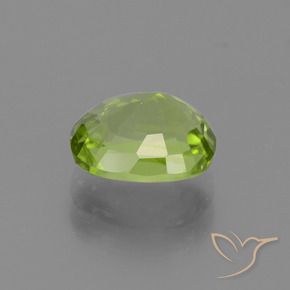 Peridoto naturale verde da 2,40 ct, taglio ovale, VS