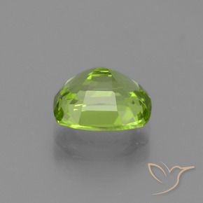 Peridoto Verde acceso naturale da 2.21 ct, Cuscino, VS