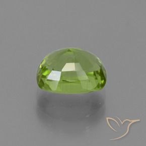 Peridoto Verde medio naturale da 2.50 ct, Cuscino, VVS-VS