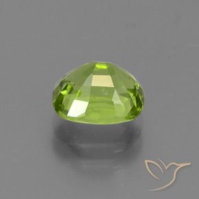 Peridoto Verde medio naturale da 2.26 ct, Cuscino, VS