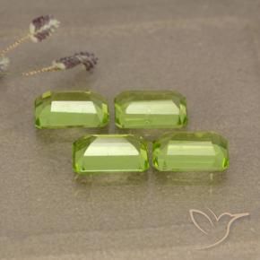 Gemme di Peridoto Verde acceso naturale da 2.68 ct, Ottagonale / Taglio smeraldo, VVS-VS