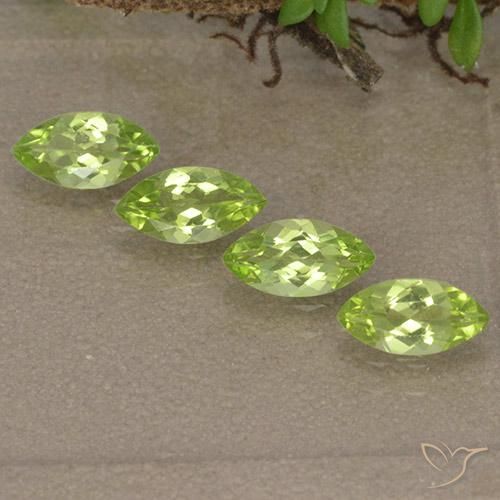 1.48ctw Naturale Verde chiaro Peridoto, Taglio marquise, VVS-VS