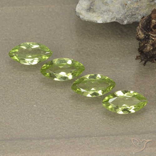 1.43ctw Naturale Verde chiaro e vivace Peridoto, Taglio marquise, VVS-VS