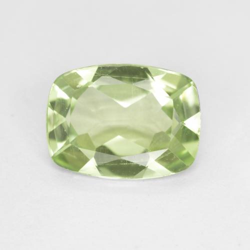 Peridoto naturale verde da 1,04 ct, taglio a cuscino, VS
