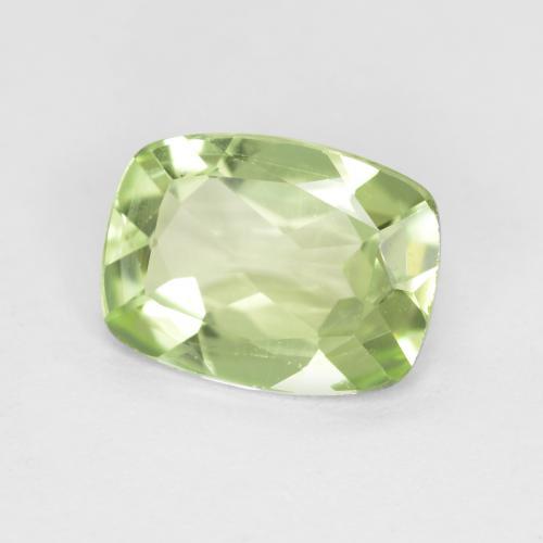 Peridoto naturale verde da 1,04 ct, taglio a cuscino, VS