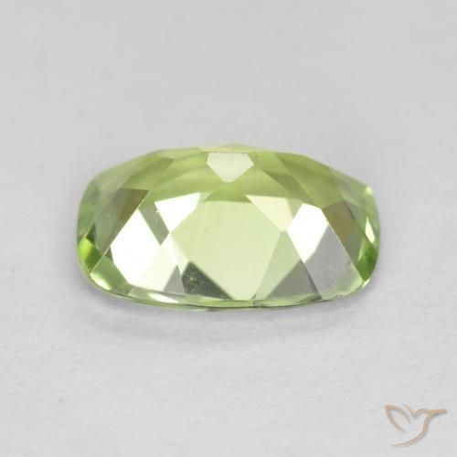Peridoto Verde chiaro e vivace naturale da 1.09 ct, Cuscino, VS