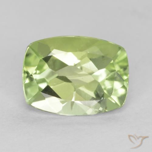 1.41ct Naturale Verde chiaro e vivace Peridoto, Cuscino, VS