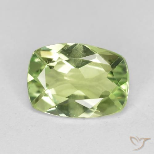 1.10ct Naturale Verde caldo Peridoto, Cuscino, VS