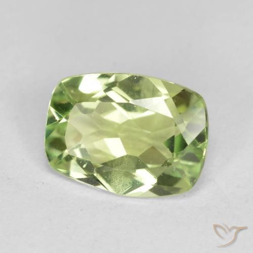 Peridoto Verde caldo naturale da 1.10 ct, Cuscino, VS
