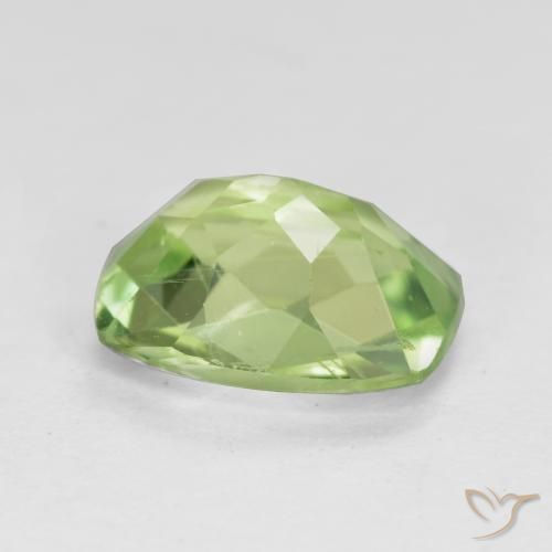 Peridoto Verde caldo naturale da 1.39 ct, Cuscino, VS