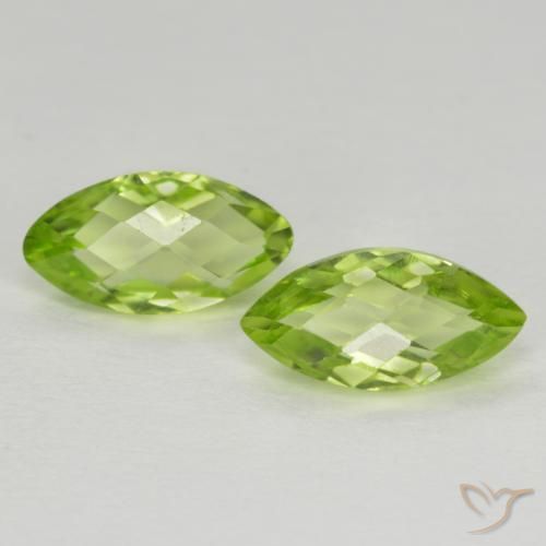 1.31ctw Naturale Verde chiaro e vivace Peridoto, Taglio marquise, VVS-VS