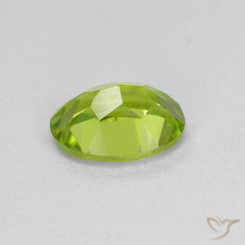 Peridoto Verde brillante naturale da 1.68 ct, Ovale, VS