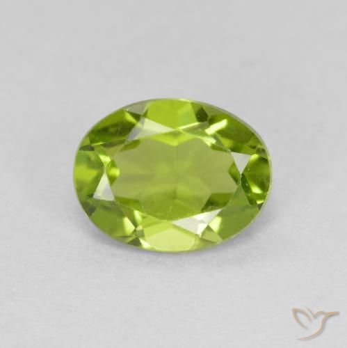 1.81ct Naturale Verde acceso Peridoto, Ovale, VS