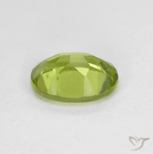 Peridoto Verde acceso naturale da 1.40 ct, Ovale, VS