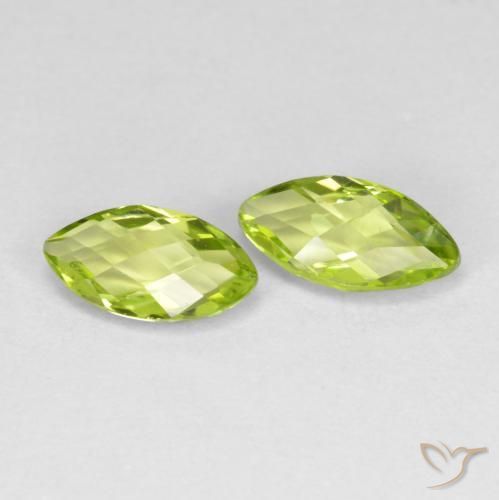 1.34ctw Naturale Verde giallastro Peridoto, Taglio marquise, VVS-VS
