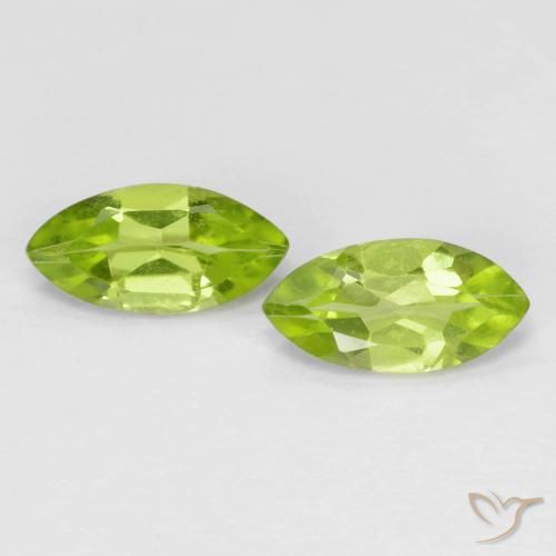 1.16ctw Naturale Verde medio Peridoto, Taglio marquise, VS