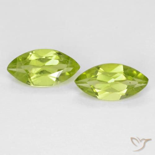 1.24ctw Naturale Verde giallastro Peridoto, Taglio marquise, VS