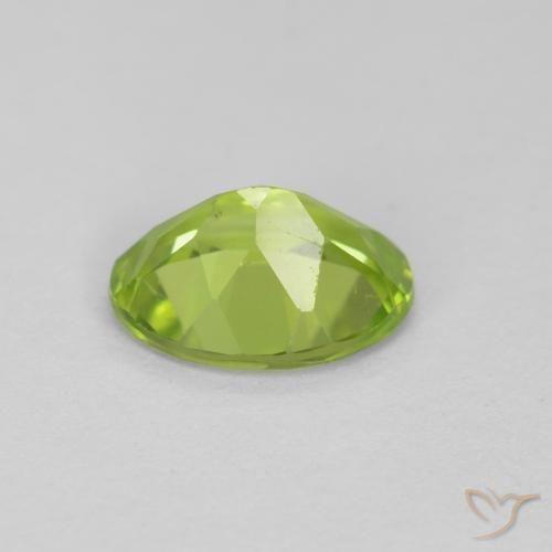Peridoto Verde acceso naturale da 1.16 ct, Ovale, VS