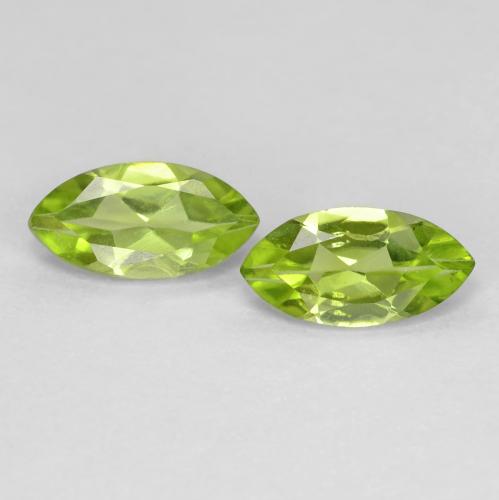 Peridoto naturale verde da 1,20 ct, marchesa, VS