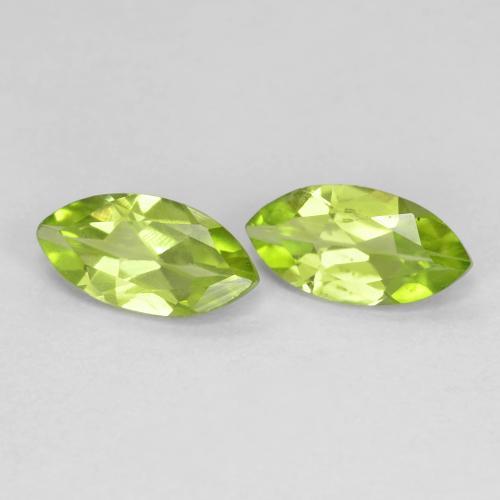 Peridoto naturale verde da 1,20 ct, marchesa, VS
