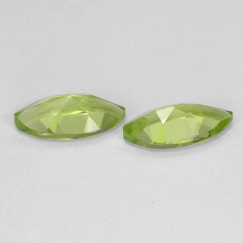 Peridoto naturale verde da 1,20 ct, marchesa, VS