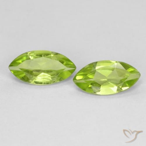 1.14ctw Naturale Verde medio Peridoto, Taglio marquise, VS