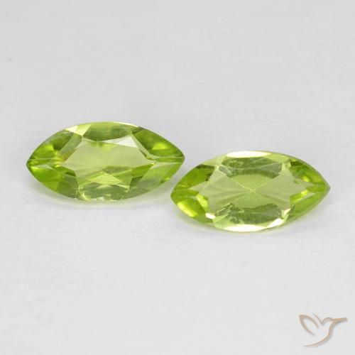 1.15ctw Naturale Verde chiaro e vivace Peridoto, Taglio marquise, VVS-VS