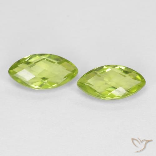 1.33ctw Naturale Verde giallastro Peridoto, Taglio marquise, VVS-VS