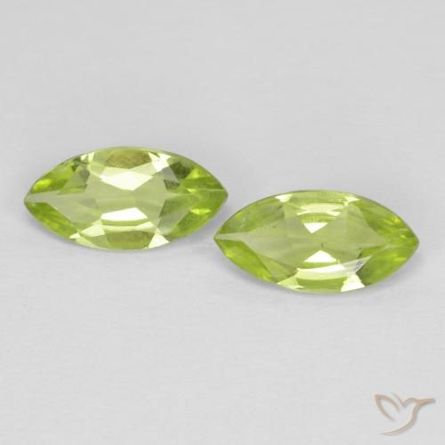 1.04ctw Naturale Verde giallastro Peridoto, Taglio marquise, VS
