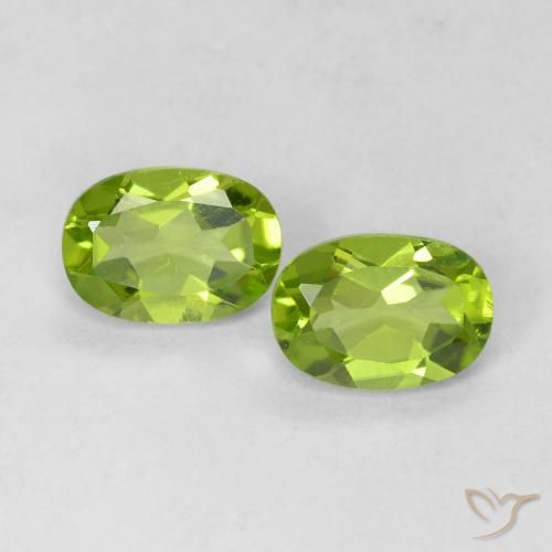 1.84ctw Naturale Verde acceso Peridoto, Ovale, VS
