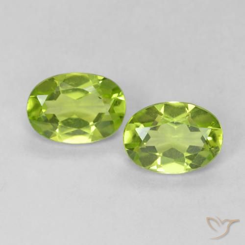 1.82ctw Naturale Verde acceso Peridoto, Ovale, VVS-VS