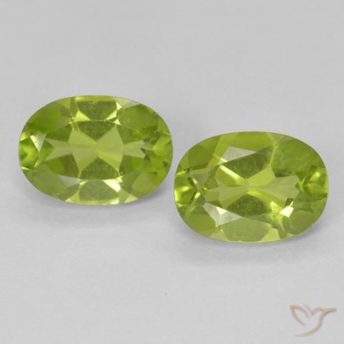 1.89ctw Naturale Verde acceso Peridoto, Ovale, VS