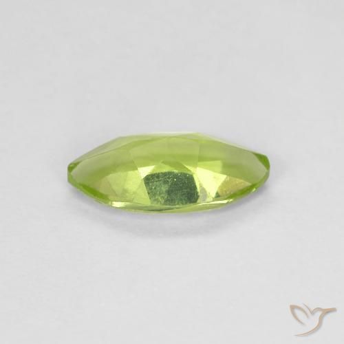 Peridoto Verde acceso naturale da 0.64 ct, Taglio marquise, VS