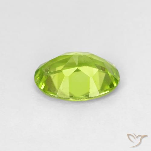 Peridoto Verde acceso naturale da 1.13 ct, Ovale, VS