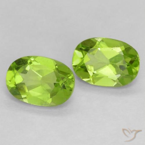 1.78ctw Naturale Verde medio Peridoto, Ovale, VS