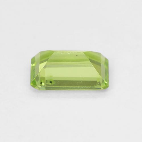 Peridoto Verde acceso naturale da 0.58 ct, Ottagonale / Taglio smeraldo, VS