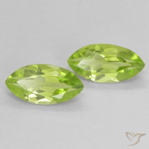 1.24ctw Naturale Verde giallastro Peridoto, Taglio marquise, VVS-VS