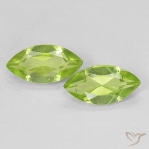 1.23ctw Naturale Verde giallastro vivace Peridoto, Taglio marquise, VVS