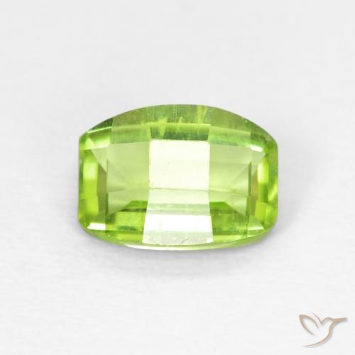 Peridoto Verde acceso naturale da 1.05 ct, Cuscino, VS