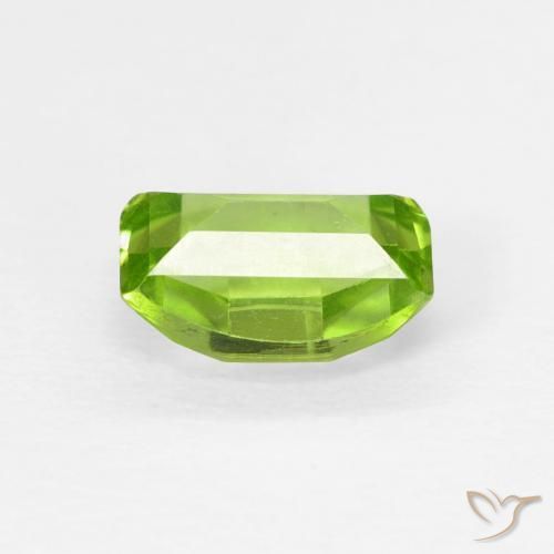 Peridoto Verde acceso naturale da 1.05 ct, Cuscino, VS