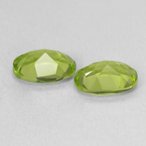 Peridoto naturale verde da 1,88 ct, taglio ovale, VS